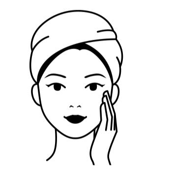 Massaging the oil until fully absorbed